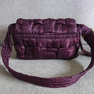 Purple Sam Edelman Elcie Woven Messenger Bag